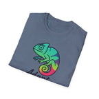 Rainbow Chameleon Logo T-Shirt